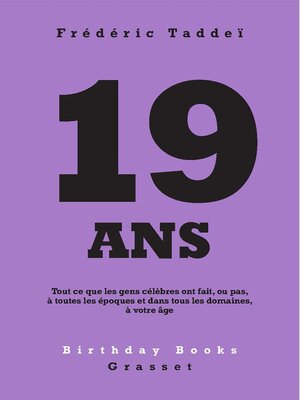cover image of 19 ans
